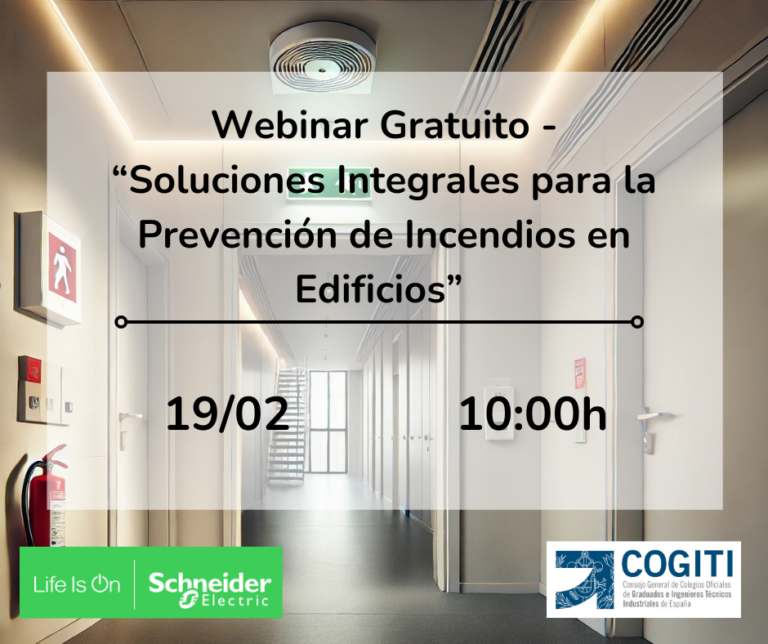 WEBINAR “SOLUCIONES INTEGRALES PARA LA PREVENCIÓN DE INCENDIOS EN EDIFICIOS”