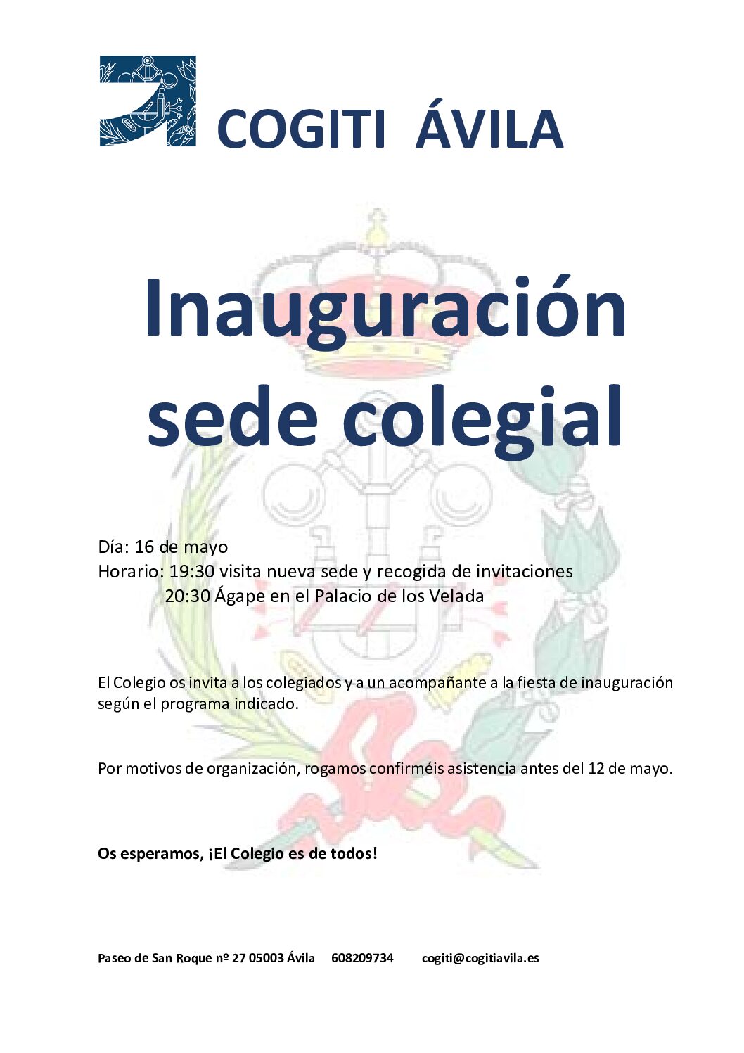 INAUGURACIÓN SEDE 19 DE MAYO
